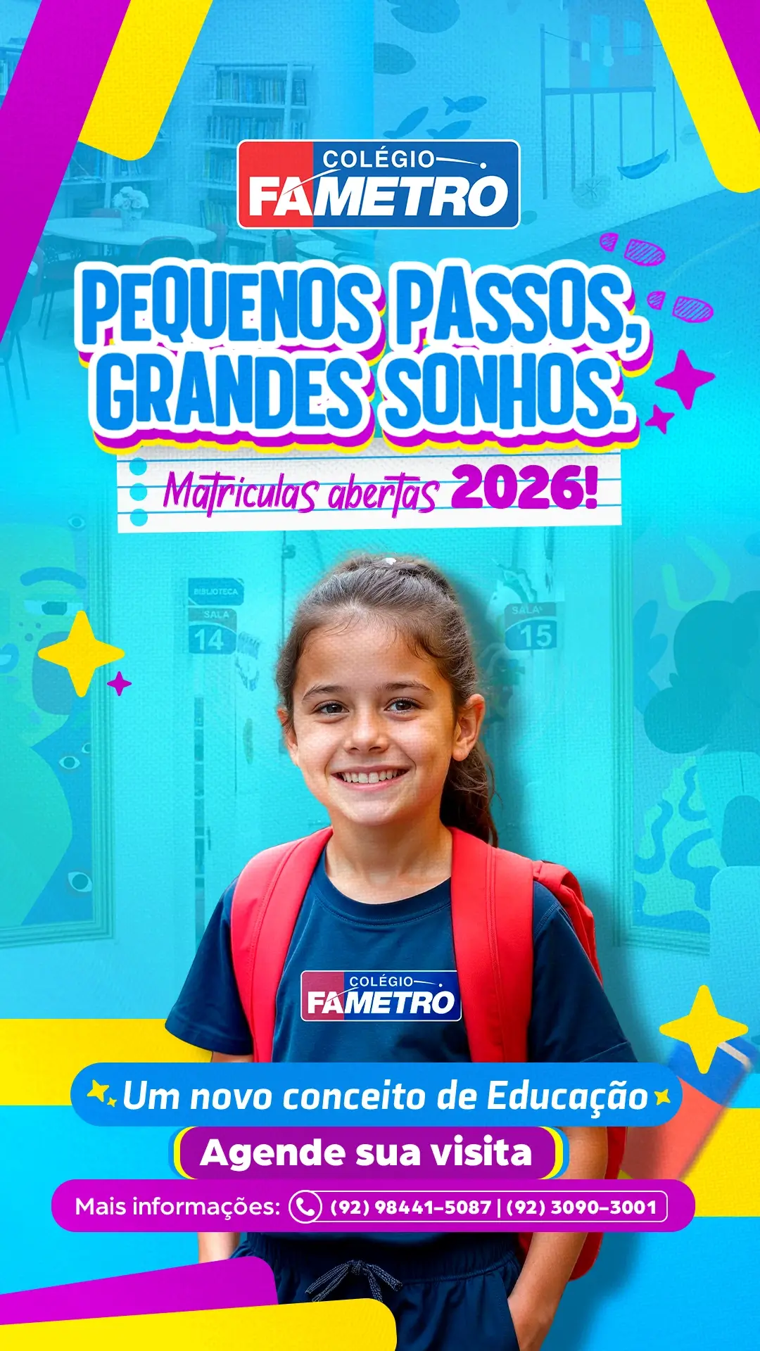 Banner de Matriculas Abertas 2026 Mobile